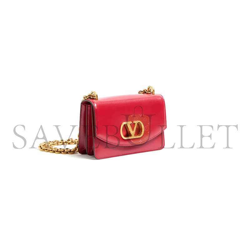 VALENTINO SMALL VALENTINO GARAVANI VAIN SHOULDER BAG IN SHINY CALFSKIN 6W0B0R17GCB_0RO (19.5*13*7cm) VALENTINO SMALL VALENTINO GARAVANI VAIN SHOULDER BAG IN SHINY CALFSKIN 6W0B0R17GCB_0RO (19.5*13*7cm)